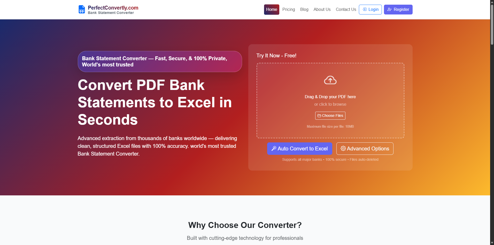 Accurate Bank Converter